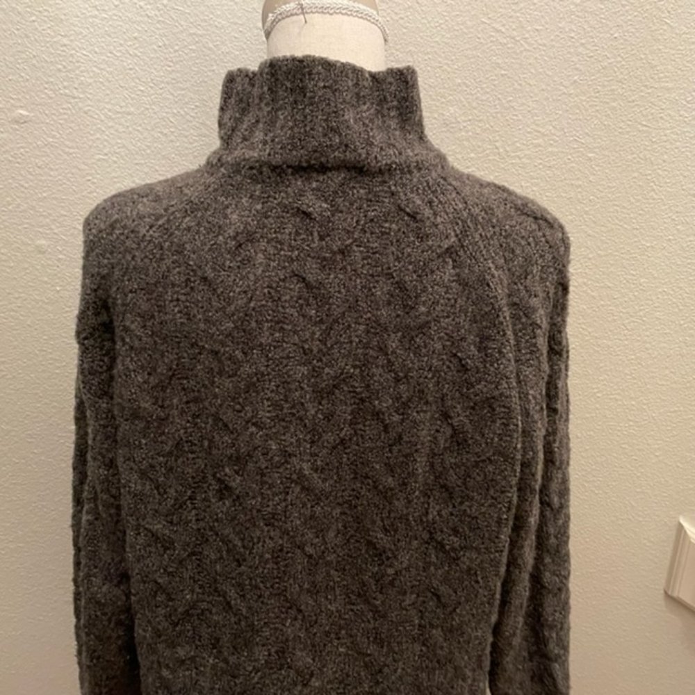 Soft, Oversized Mock Turtleneck Talbots Wool Blen… - image 4